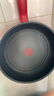 特福（Tefal）平底鍋家用牛排不粘煎鍋少油煙有鈦煎餅鍋電磁爐燃氣灶通用26cm 曬單實(shí)拍圖