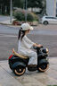 京樂(lè )貝比兒童電動(dòng)摩托車(chē)3-6歲三輪充電可坐人男女寶寶玩具小孩遙控電瓶車(chē) 黑+雙驅大電瓶+藍牙早教音樂(lè )遙控 曬單實(shí)拍圖