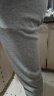 恒源祥純棉秋褲男寬松大碼男士保暖褲冬季加肥加大胖子襯褲中老年打底褲 淺麻灰【全棉秋褲320斤可穿】 5XL /195 【建議200-240斤】 曬單實(shí)拍圖