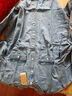 Levi's李維斯25年新款男士ins風(fēng)美式復古水洗做舊休閑牛仔襯衫 竊藍色 L 曬單實(shí)拍圖