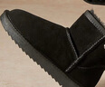 意爾康女靴雪地靴女士棉鞋厚底冬季加絨保暖東北抗寒短靴媽媽靴子 黑色 加絨 37 曬單實(shí)拍圖