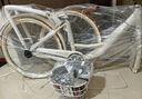 飛鴿（FLYING PIGEON）自行車(chē)成人通勤車(chē)自行車(chē)學(xué)生單車(chē)成人自行車(chē)通勤自行車(chē)女士自行車(chē) 標配奶油米|單速|(zhì)輻條輪+禮包 26寸適合160-185cm 曬單實(shí)拍圖