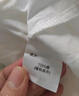 多妙屋女童白襯衫春秋兒童襯衣純棉小學(xué)生校服大童上衣 3615白色  165 曬單實(shí)拍圖