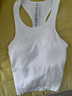lululemon丨Ebb to Street 女士短款工字運動(dòng)背心 內置內衣 LW1CJUS 白色 S /6 曬單實(shí)拍圖