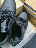 里奇.喬丹   RICKY JORDAN清倉男鞋秋季新款皮面透氣大碼運動(dòng)鞋休閑減震跑步鞋防臭旅游鞋男 QD2266黑灰【皮面款】 43 曬單實(shí)拍圖