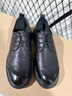 蜘蛛王男鞋氧吧呼吸鞋2025秋季新款真皮男士英倫風(fēng)商務(wù)休閑鞋高檔皮鞋 黑色-雙層牛皮【氧吧呼吸】 39 【30年老國貨品牌】 曬單實(shí)拍圖
