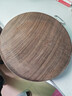 香楹菜板實(shí)木圓形家用砧板整木抗菌防霉食品級鐵木菜墩切菜板廚房案板 鋼圈款36*4cm【開(kāi)裂發(fā)霉包換新】 曬單實(shí)拍圖