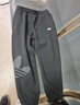 adidas情侶款經(jīng)典寬松舒適抓絨束腳運動(dòng)褲男女秋季阿迪達斯三葉草   黑色   L 曬單實(shí)拍圖