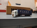 解放j6p倉欄式半掛車(chē)卡車(chē)模型仿真收藏擺件1:160N比例 東風(fēng)-40尺集裝箱-馬士基涂裝 曬單實(shí)拍圖