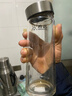 希諾玻璃杯單層加厚大容量家用辦公泡茶杯子男車載水杯XN-6017L 530mL 曬單實拍圖