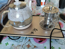 益茶福全自動(dòng)上水電熱水壺底部上水嵌入式電茶爐燒水壺燒水一體機玻璃煮茶壺保溫泡茶壺開(kāi)水壺 1L 保溫玻璃套裝SQ-008金色 曬單實(shí)拍圖