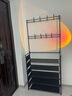 木雙福鞋架門(mén)口多層家用鞋帽一體鞋柜出租屋置物架宿舍收納柜 曬單實(shí)拍圖