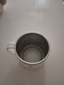 昀翕2025新款大容量不銹鋼保溫杯茶水分離水杯男女生學(xué)生杯子泡茶水壺 白色600ml【帶把手蓋+茶隔+便攜提手】送隨機3D立體貼 600ml 曬單實(shí)拍圖