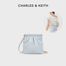CHARLES&KEITH迷你菱格流浪包單肩包雙肩包女包生日禮物CK2-60782390 曬單實(shí)拍圖
