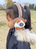 DUTRIEUX兒童毛絨耳罩秋冬季女童可愛(ài)貓咪保暖耳捂學(xué)生幼兒可折疊防寒耳暖 卡通可愛(ài)貓咪耳罩【棕色】可調節 適用于3歲以上丨抗寒護耳丨保暖神器 曬單實(shí)拍圖
