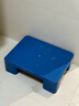 實(shí)承平板塑料托盤(pán)4030防潮板倉庫墊板叉車(chē)板棧板卡板貨架冷庫地堆托板40*30*12藍色 曬單實(shí)拍圖