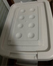 牧野納大容量收納箱超大家用塑料加厚玩具儲物箱特大號帶蓋子衣服整理箱 【白灰色】升級材質(zhì)-加大加厚 巨無(wú)霸【78*57*46cm】密封防潮-8滑輪 曬單實(shí)拍圖