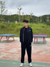 李寧（LI-NING）羽毛球服運動(dòng)長(cháng)袖套裝男女官方正品新款衛衣訓練長(cháng)褲AWEV021 AWEV021 黑色 男女同款 L (175) 曬單實(shí)拍圖