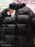 鴨鴨【255g充絨】羽絨服男士短款加厚冬季新款時(shí)尚面包服防寒保暖外套 黑色 XL 曬單實(shí)拍圖