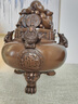 伯莎丹頓紫銅金蟾聚寶盆擺件工藝品開(kāi)蓋存錢(qián)罐家居辦公室客廳店鋪開(kāi)業(yè)禮品 小號金蟾聚寶盆 曬單實(shí)拍圖