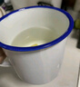 拜杰搪瓷杯鐵杯子搪瓷缸水杯復古老式帶蓋鐵茶缸子大容量1200ml  曬單實(shí)拍圖