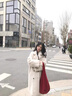 她芙（tafu）品牌女裝長(cháng)款皮草外套女2025秋冬新款韓版仿水貂絨皮毛一體大衣極光米S 【80-135斤】 曬單實(shí)拍圖