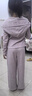 笛莎（DEESHA）童裝女童套裝2025秋裝新款寬松休閑運動服兩件套女寶寶外出服 淺紫 150 曬單實拍圖