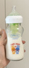 布朗博士玻璃奶瓶 3-6月新生嬰兒防脹氣防嗆 寬口徑奶瓶270ml 雙兔 曬單實(shí)拍圖