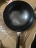 蘇泊爾（SUPOR）圓底炒鍋鐵鍋無(wú)涂層炒菜鍋燃氣灶凹面電磁爐通用 家用熟鐵鍋精鐵 【多數選擇】圓底純鐵 32cm 曬單實(shí)拍圖