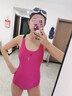 范德安連體泳衣女顯瘦2025新款時(shí)尚MIX系列游泳館專(zhuān)業(yè)訓練競速游泳衣 火龍果 M 【155-165cm/50-58kg】 曬單實(shí)拍圖