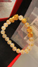 中國黃金（CHINA GOLD）金錢(qián)珠黃金手鏈女足金貔貅六字真言瑪瑙手串?huà)D女節生日禮物送女友 今/次日達*貔貅金錢(qián)珠六字真言手鏈 約1.3g 曬單實(shí)拍圖