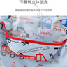 9i9寶寶吃飯罩衣防水純棉無(wú)袖吃飯圍兜防濺衣嬰兒童飯兜2件裝A014 曬單實(shí)拍圖