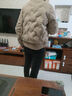 皮爾卡丹輕便羽絨服女短款新款小香風(fēng)高級感歐貨時(shí)尚洋氣顯瘦小個(gè)子外套 卡其色 M 100斤以?xún)?曬單實(shí)拍圖