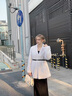 雅格羅伊水貂絨外套女2023新款 真貂小個(gè)子新款冬時(shí)尚天鵝絨整貂貂皮 珍珠色  XL 曬單實(shí)拍圖