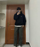 真維斯衛衣男秋季新款寬松顯瘦連帽上衣服學(xué)生簡(jiǎn)約花灰色重磅易打理外套 白花灰(自由筆尖胸標) XL /180(體重140-160斤左右) 曬單實(shí)拍圖