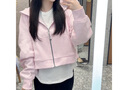 lululemon丨Scuba 女士超寬松款拉鏈連帽衫 LW3HTLS 喜悅粉 XS /S 曬單實(shí)拍圖