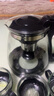 【京東物流】茶壺套裝大容量玻璃茶杯帶濾網(wǎng)耐高溫茶具 2000ml壺+4只蓮花 曬單實(shí)拍圖