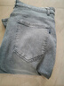 【天絲超薄】高端復古七分牛仔短褲男寬松超軟涼感夏季薄款冰絲褲 藍色 常規 36 【建議165-185斤】 曬單實(shí)拍圖