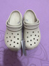 卡駱馳（CROCS）經(jīng)典云朵老爹鞋洞洞鞋時(shí)尚百搭女鞋拖鞋一腳蹬|206750 骨白色-2Y2(含智必星) 38 (240mm) 曬單實(shí)拍圖