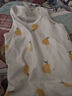 童泰（TONGTAI）寶寶背心春秋季純棉嬰兒衣服護肚馬甲男女童打底內衣黃色90cm 曬單實(shí)拍圖