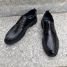 七匹狼皮鞋男士冬季2025新款頭層牛皮軟底正裝商務(wù)鞋真皮英倫風(fēng)休閑皮鞋 黑色 42 曬單實(shí)拍圖