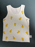 童泰（TONGTAI）寶寶背心春秋季純棉嬰兒衣服護肚馬甲男女童打底內衣黃色100cm 曬單實(shí)拍圖