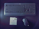 羅技（Logitech）MK540無(wú)線(xiàn)鍵鼠套裝 電腦辦公無(wú)線(xiàn)鍵盤(pán)鼠標套裝辦公鍵鼠筆記本臺式通用優(yōu)聯(lián)全尺寸薄膜鍵盤(pán)自帶掌托 黑色 曬單實(shí)拍圖