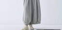 無(wú)印良品（MUJI） IDEE 女式平紋燈籠褲褲子女款夏季款女裝純棉 25年長(cháng)褲 GA54CC5S 煙熏綠色 L （165/72A） 曬單實(shí)拍圖
