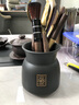 京東京造茶具配件 茶道六君子套裝功夫茶具福順黑檀實(shí)木茶針養壺筆茶夾 曬單實(shí)拍圖