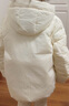 優(yōu)衣庫童裝男童女童高性能復合連帽外套/保暖厚衣服473309 01 乳白色 140 曬單實(shí)拍圖