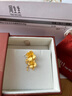 周生生足金繡球花黃金吊墜生生有囍三金飾品不含項鏈86594P計價(jià) 6.48克(含工費200元) 曬單實(shí)拍圖