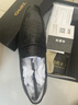 零度尚品皮鞋男秋季新款頭層牛皮防滑一腳蹬正裝商務(wù)男鞋休閑英倫風(fēng)德比鞋 黑色 標(biāo)準(zhǔn)皮鞋碼 41 (255mm) 曬單實(shí)拍圖
