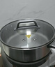 美的（Midea）0涂層電火鍋不銹鋼超薄速沸火鍋專(zhuān)用鍋分體可拆電熱鍋多功能鍋6.5L電煮鍋多用途鍋HGS30G1 曬單實(shí)拍圖