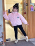 木木屋（mumuwu）品牌童裝女童外套秋冬兒童毛毛衣保暖朱迪小女孩棉衣寶寶冬裝上衣 粉色 140 適合130-140cm年齡9-10歲 曬單實拍圖